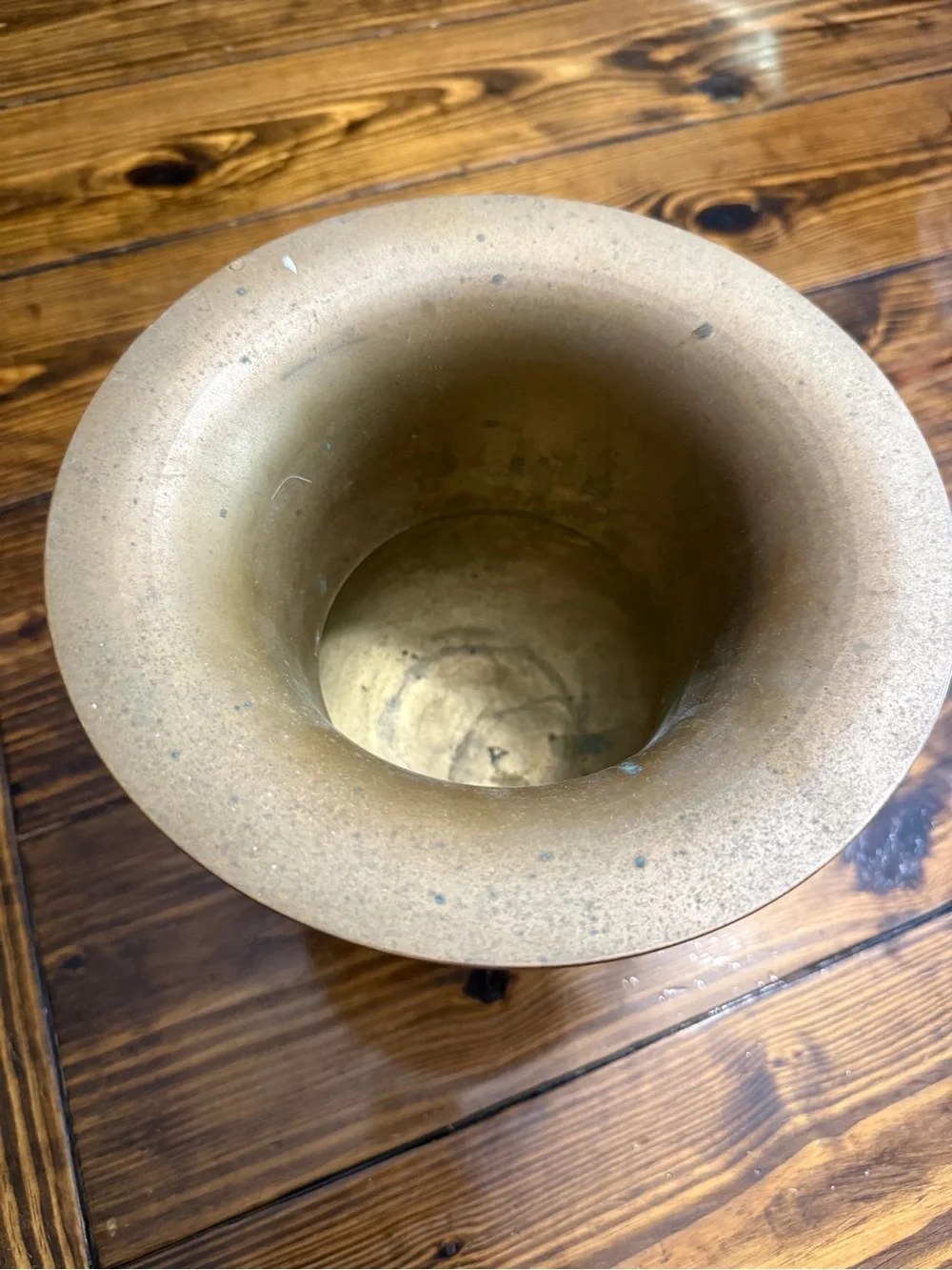Vintage brass loving cup champagne chiller ice bucket